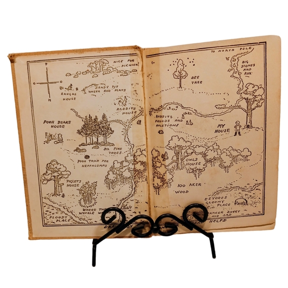 Rare Vintage WINNIE THE POOH Children's Book by A.A. Milne 1950 - Picture 3 of 9